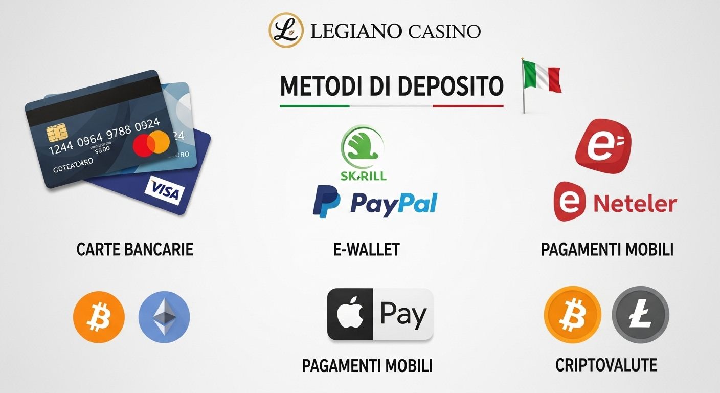 Metodi di deposito disponibili deposit guide